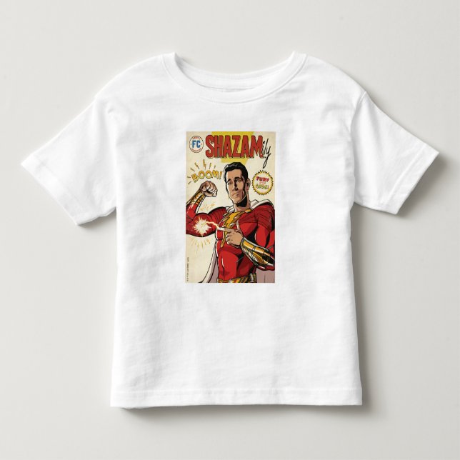 SCHAZAM! Götterwut | SCHAZAMily Comic Cover Kleinkind T-shirt (Vorderseite)