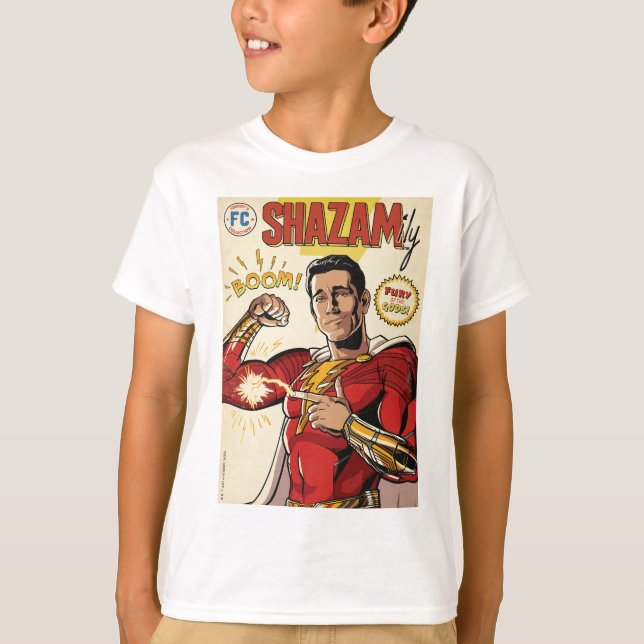 SCHAZAM! Götterwut | SCHAZAMily Comic Cover T-Shirt (Vorderseite)