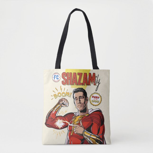 SCHAZAM! Götterwut | SCHAZAMily Comic Cover Tasche (Vorderseite)