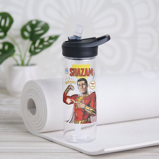 SCHAZAM! Götterwut | SCHAZAMily Comic Cover Trinkflasche (Yoga)