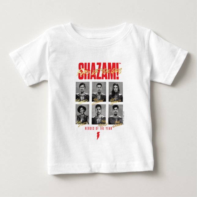SCHAZAM! Götterwut | SHAZAMily Yearbook Baby T-shirt (Vorderseite)