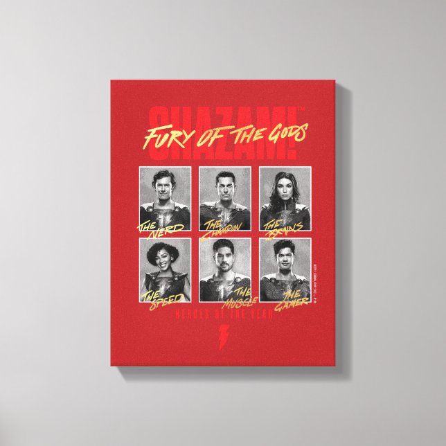 SCHAZAM! Götterwut | SHAZAMily Yearbook Leinwanddruck (Vorderseite)