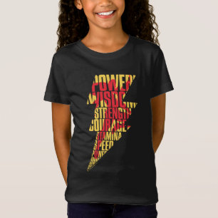 SCHAZAM!   Shazam Abilities Lightning Graphic T-Shirt
