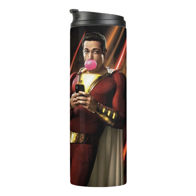 SCHAZAM! | Shazam Blasble Bubble Gum Thermosbecher (Nach rechts gedreht)
