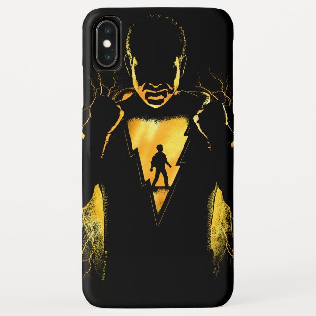 SCHAZAM! | Shazam und Billy Lightning Silhouette Case-Mate iPhone Hülle (Rückseite)