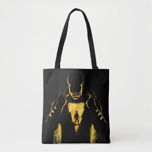 SCHAZAM! | Shazam und Billy Lightning Silhouette Tasche (Vorderseite)