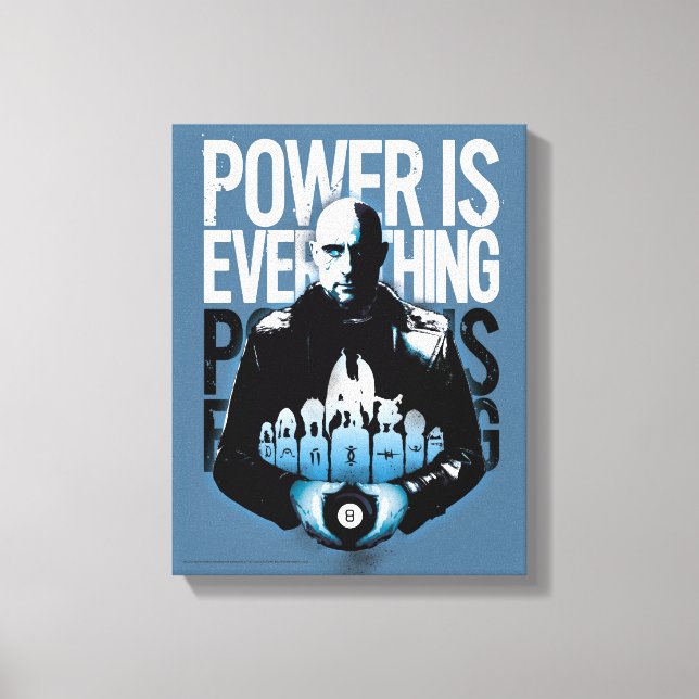 SCHAZAM! | Sivana "Power ist alles" Leinwanddruck (Vorderseite)