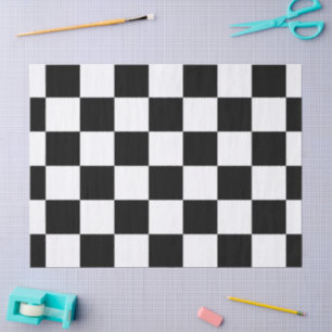 Scheckpapier für Schwarz und Weiß Seidenpapier