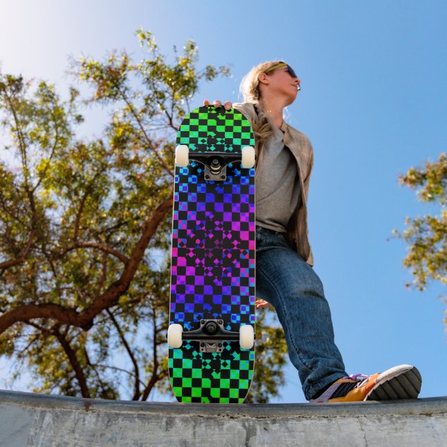 Scheckte Drehung von Kenneth Yoncich Skateboard (Außenbereich 1)