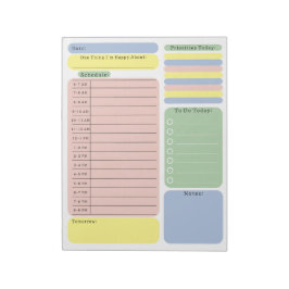Schedule To Do Planner Checklist Organising Notes Notizblock