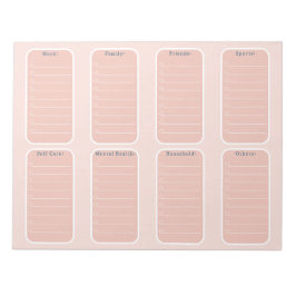 Schedule To Do Planner Checklist Organising Notes Notizblock