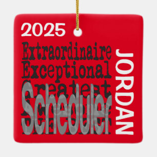 Scheduler Extraordinaire CUSTOM Keramikornament