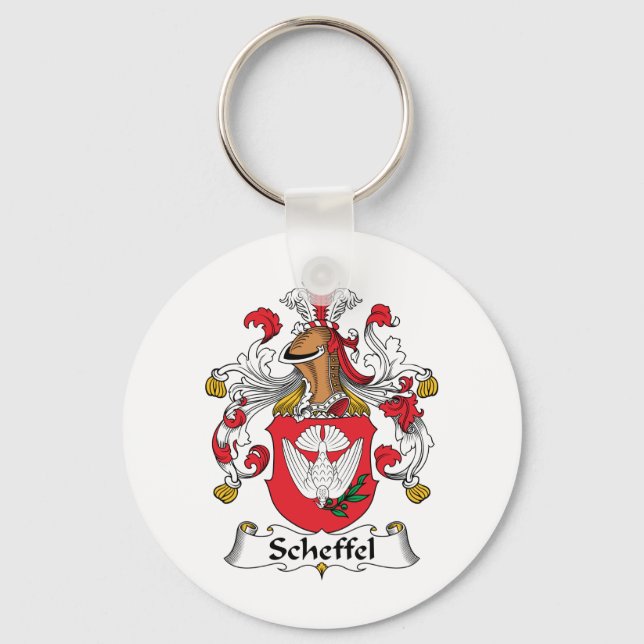 Scheffel Familienwappen Schlüsselanhänger (Vorderseite)