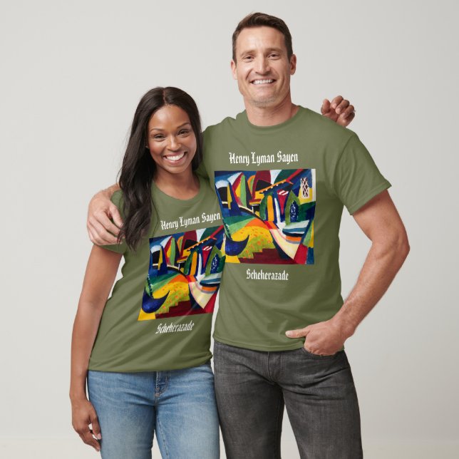 Scheherazade Painting Henry Lyman Sayen T-Shirt (Unisex)