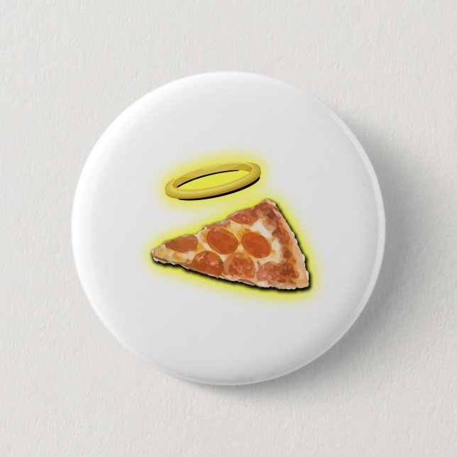 Scheibe der Himmels-Pizza mit Halo Button (Vorderseite)