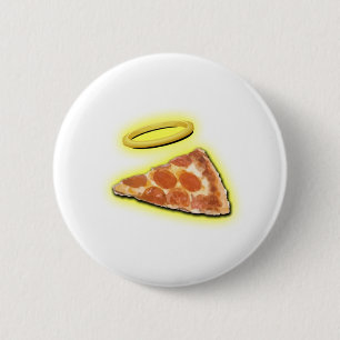 Scheibe der Himmels-Pizza mit Halo Button