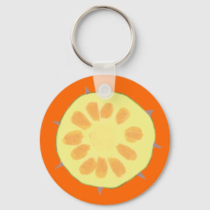 Scheibe des Ananas-Frucht-Schlüsselanhängers Schlüsselanhänger