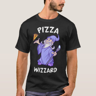 Scheibe Magische Pizza Wizzard T-Shirt