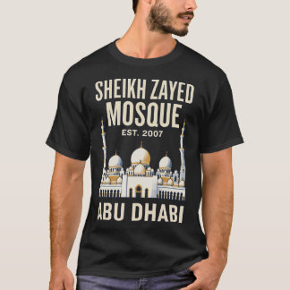 Scheich-Zayed-Moschee Abu Dhabi UAE Vintage Reise T-Shirt