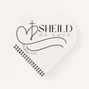 Scheide von Liebe/Valentinen/Glaube/Hochzeit/Paar Notizbuch