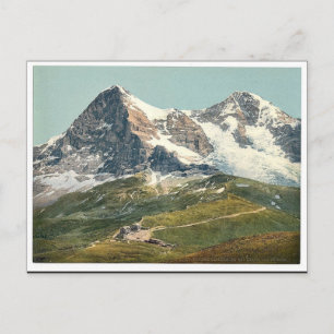 Scheidegg, Eiger und Mönch, Berner Oberl Postkarte