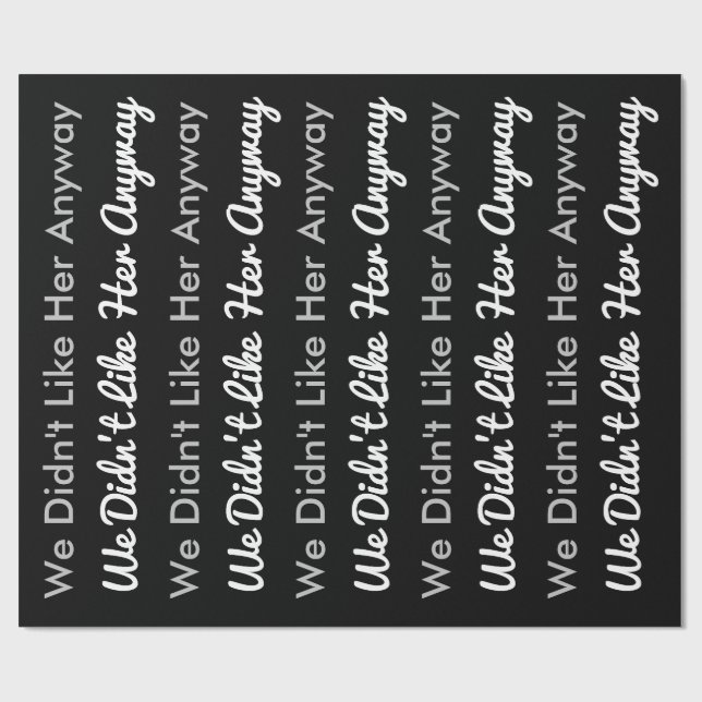 Scheidung Geschenkpapier (Flach)