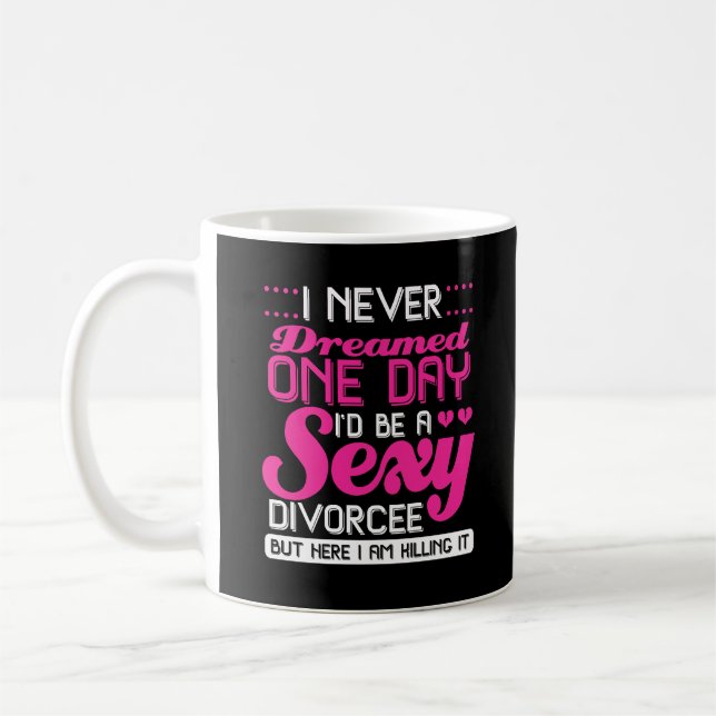 Scheidung Party Geschenk Scheidung Scheidung Funny Kaffeetasse (Links)