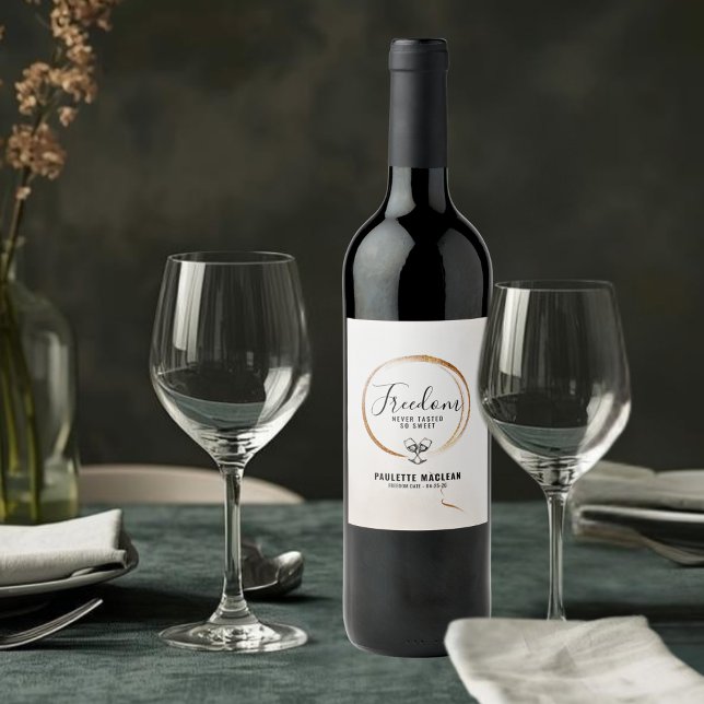 Scheidung Wein Etikett (Von Creator hochgeladen)