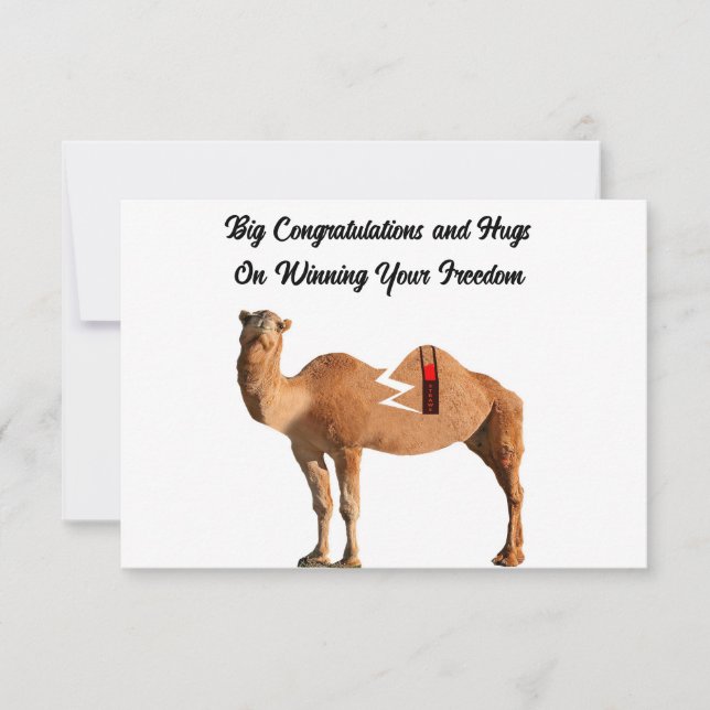 Scheidungskarte Mitteilungskarte (Vorderseite)