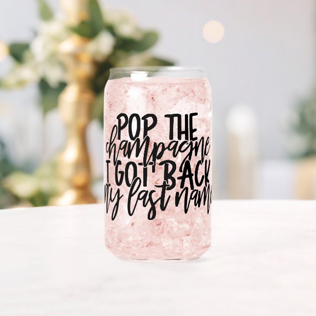 Scheidungsparty | Schwarz und Gold - Champagner öf Dosenglas (Insitu (Hochzeit))