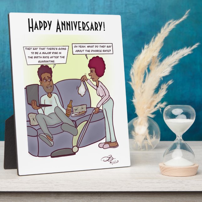 Scheidungsrate Plaque Fotoplatte (Seite)