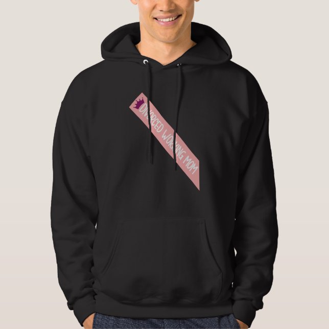 Scheidungsurteil der Mama Meme Funny Sash Hoodie (Vorderseite)