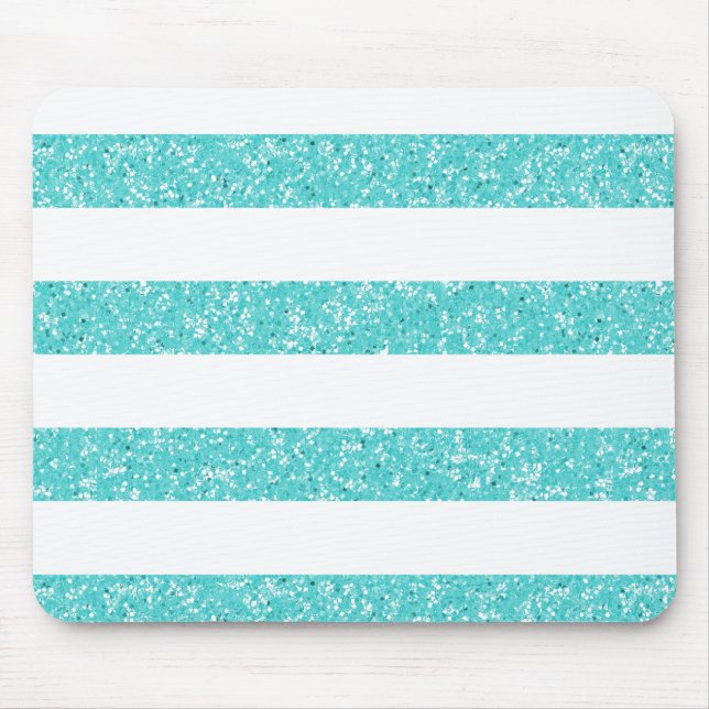 Schein-Glitzer-Blick Stripes Mousepad (Vorne)