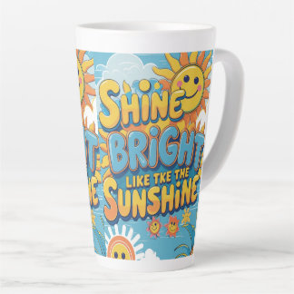 Scheine hell wie der Sonnenschein Milchtasse