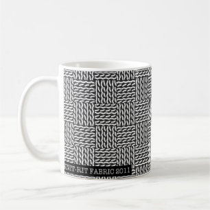 ScheinStrick - Schwarzes/Weiß - Tasse