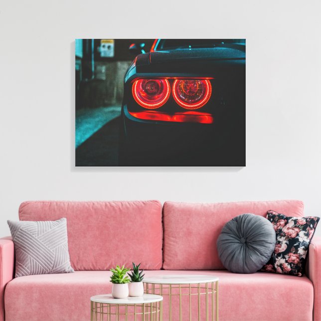 Scheinwerfer Leinwanddruck gestreckt (Insitu (Wohnzimmer))