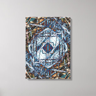 Scheinwerfer-Satelitte Leinwanddruck