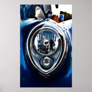 Scheinwerfer Willys Coupé vorne Poster