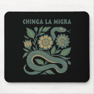 Scheiß auf La Migra Einwanderung Trump 2025 Mousepad