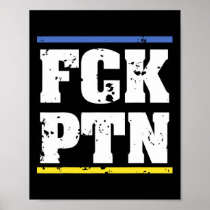 Scheiß Ptn Ukraine  Poster