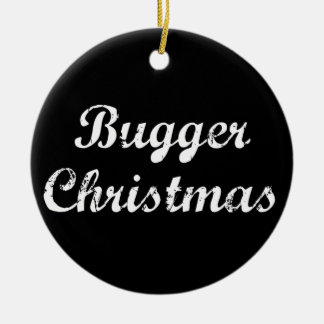 Scheiß Weihnachten Keramikornament