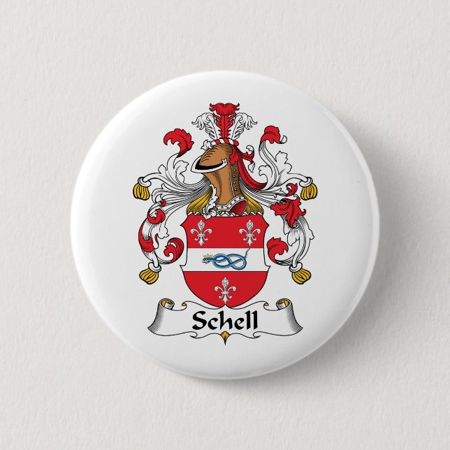 Schell Familienwappen Button (Vorderseite)