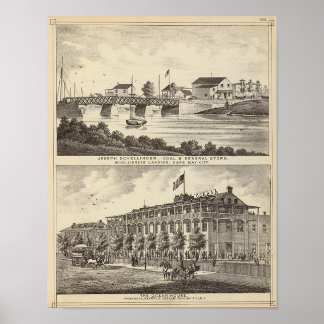 Schellinger Store and Ocean House Poster (Vorne)