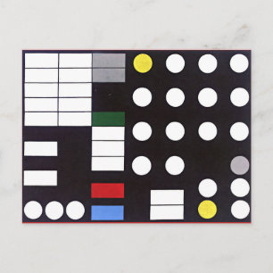 Schemabildung, abstrakte Kunst Postkarte