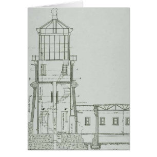 Schémas fendus de phare de roche