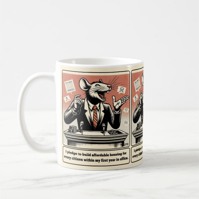 Schematische Schwänze: Der beständige Ratspolitike Kaffeetasse (Links)
