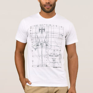 schematischer Buddha T-Shirt