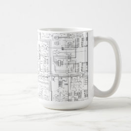 Schematisches Diagramm-Tasse Kaffeetasse