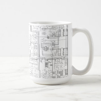 Schematisches Diagramm-Tasse Kaffeetasse