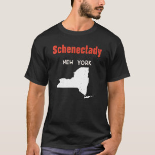 Schenectady New York USA Staat Amerika Reisen New  T-Shirt